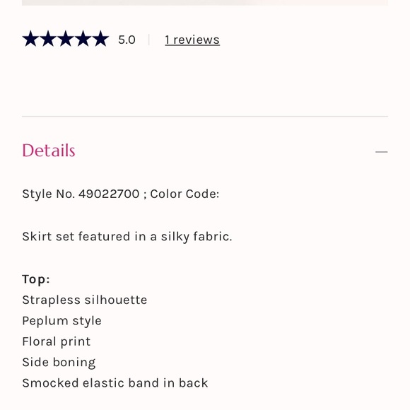 On the Town “set” TOP ONLY NWOT - Picture 8 of 8